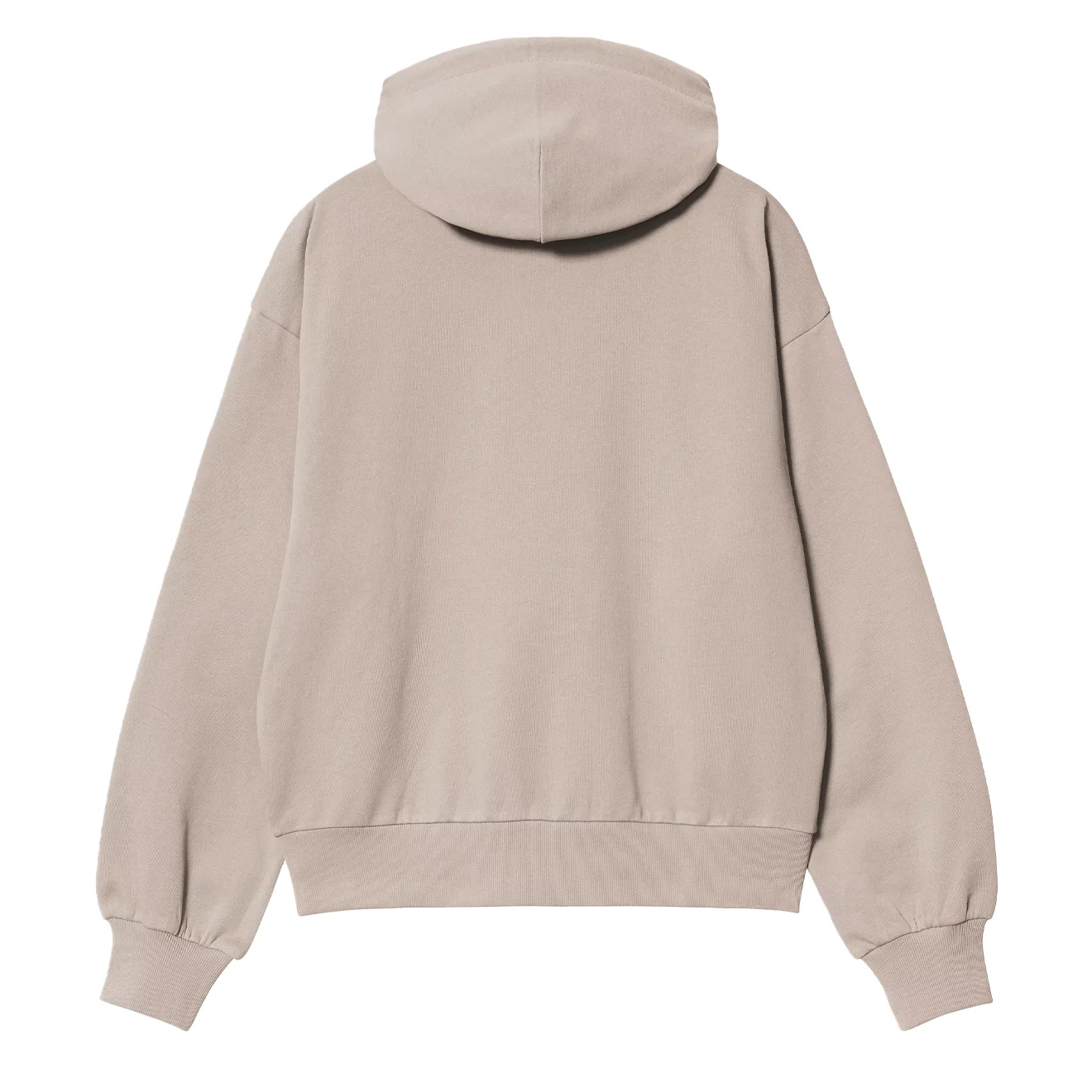 Carhartt WIP Womens Hooded Casey Sweatshirt Dusky Beige / Silver - Image 2