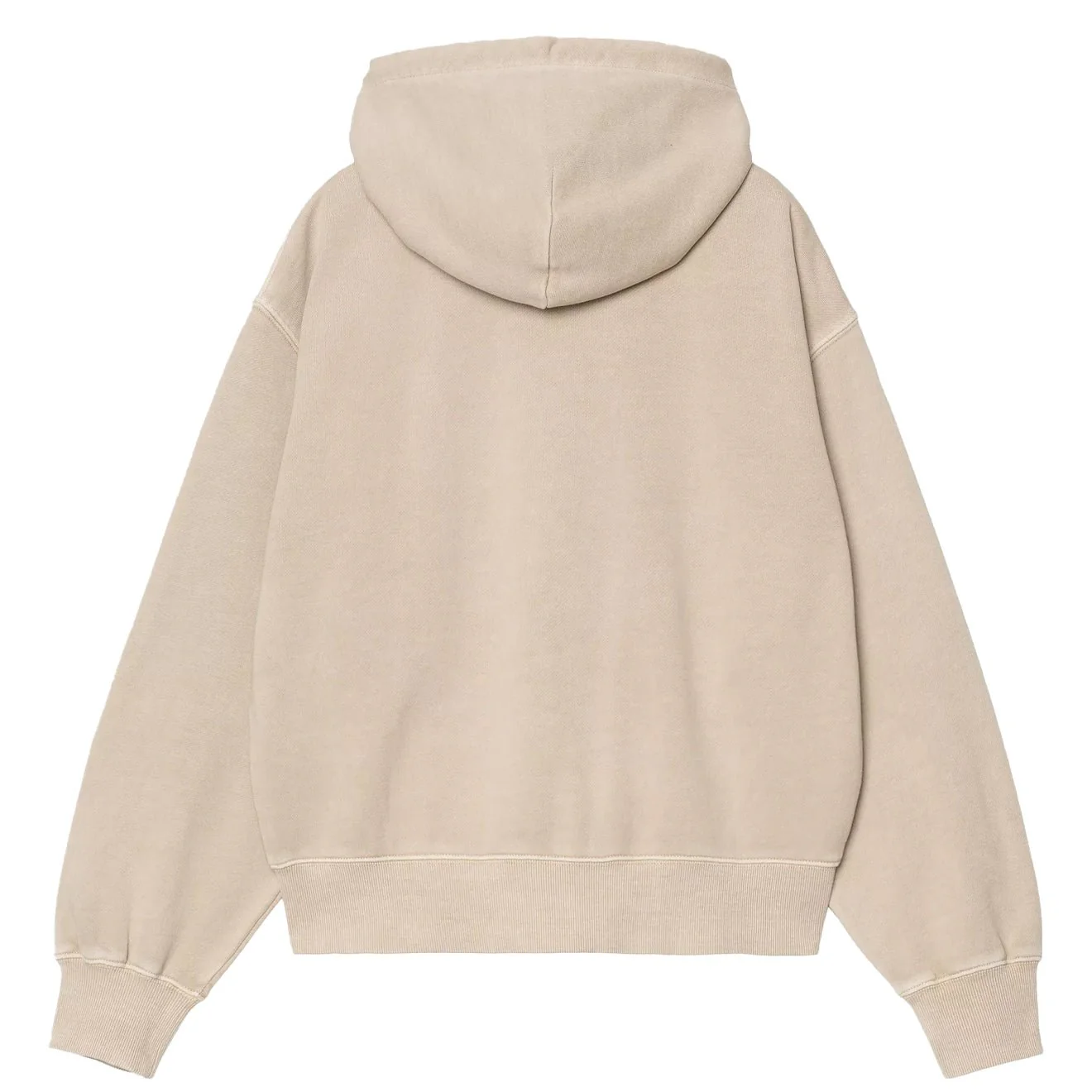 Carhartt WIP Womens Hooded Nelson Jacket Fleur De Sel Garment Dyed - Image 2