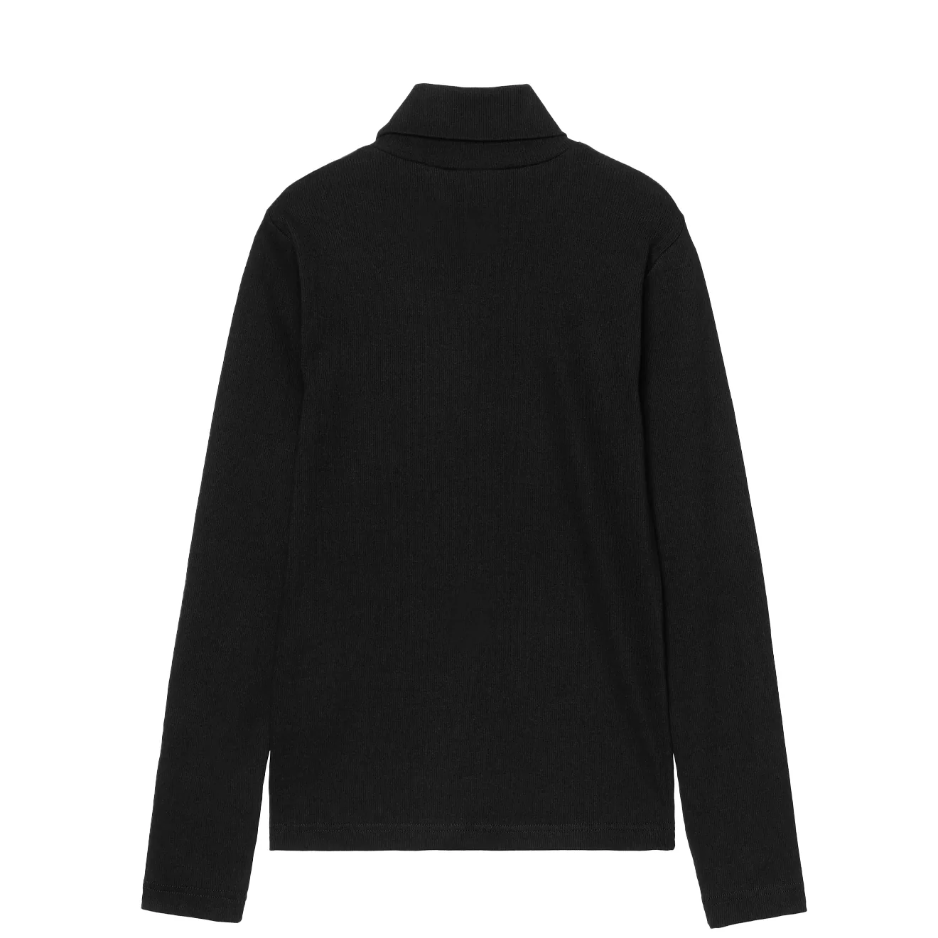 Carhartt WIP Womens L/S Philipa Mockneck T-Shirt Black - Image 2