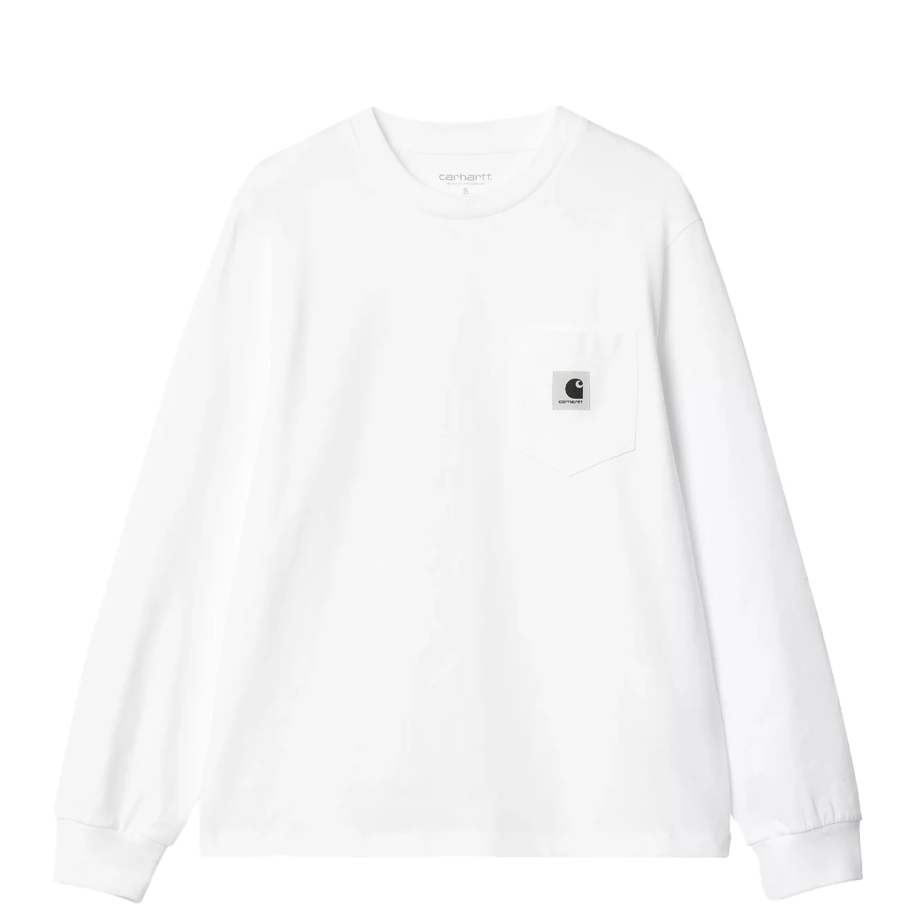 Carhartt WIP Womens L/S Pocket T-Shirt White