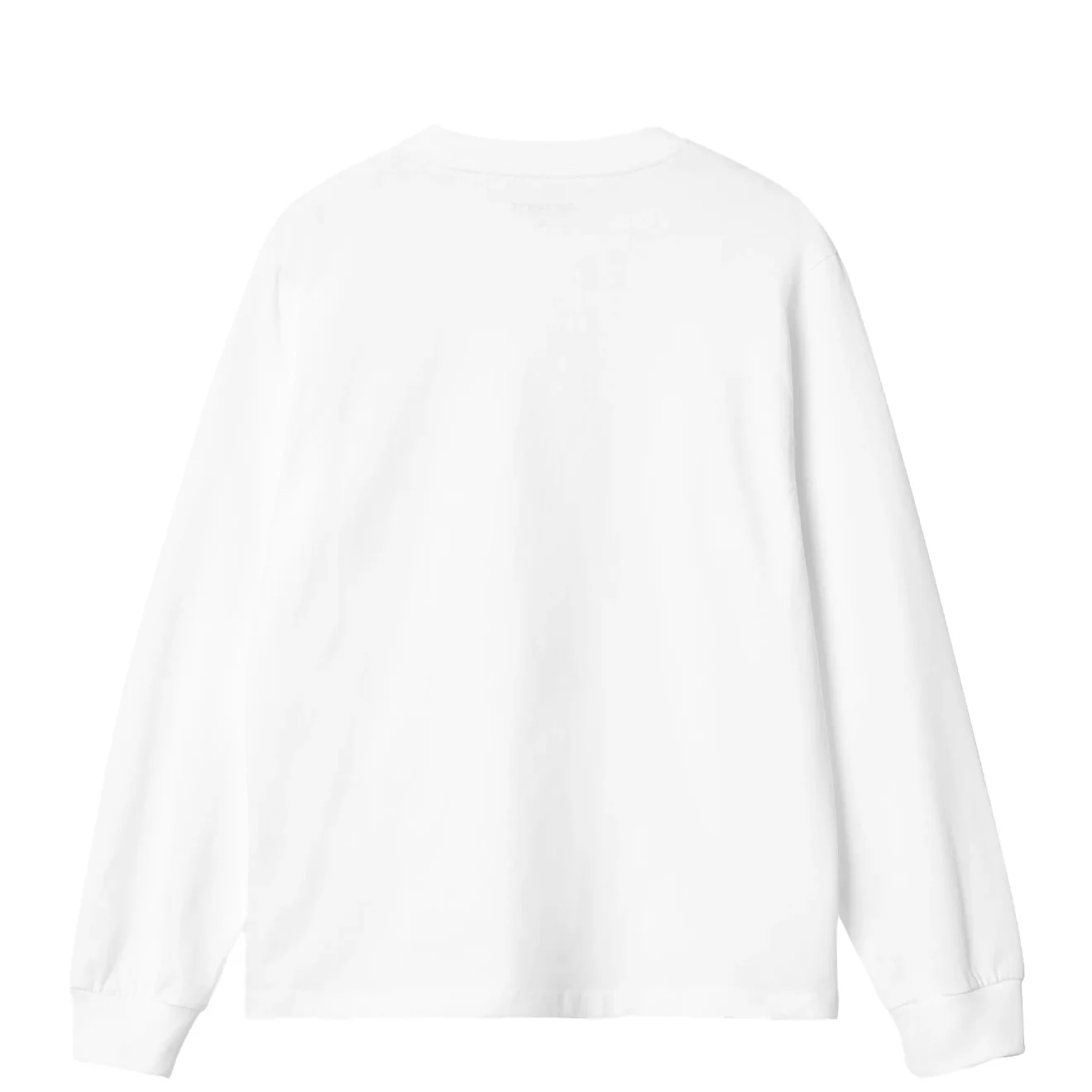 Carhartt WIP Womens L/S Pocket T-Shirt White - Image 2