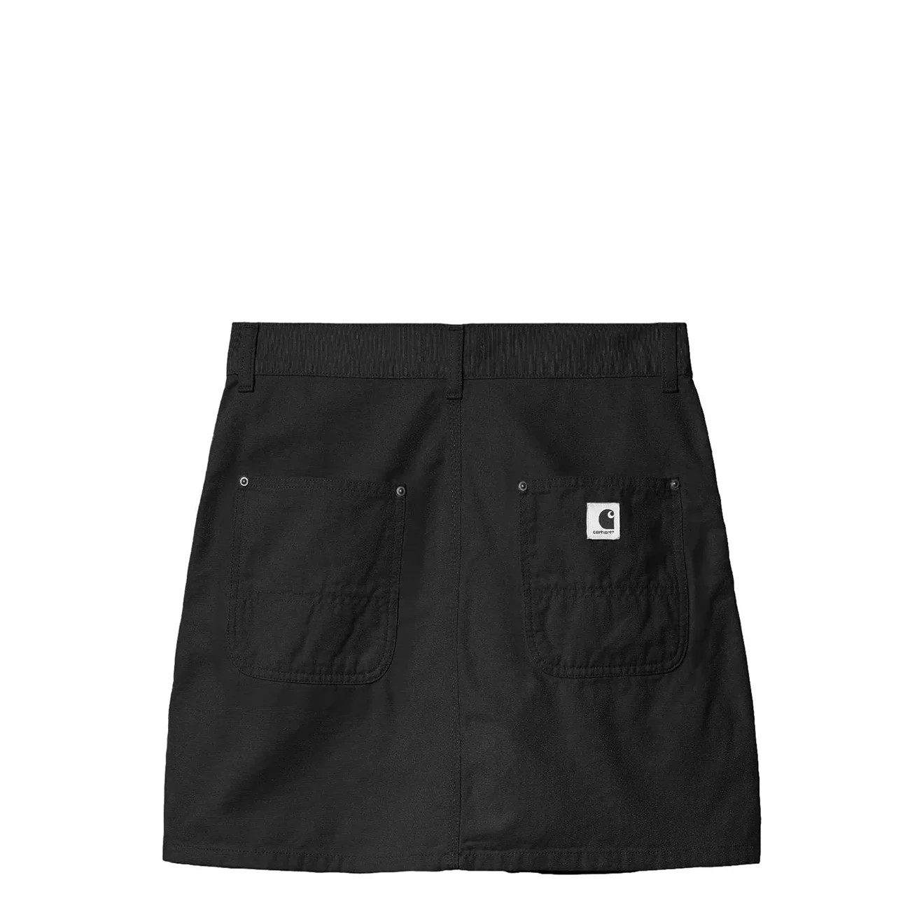 Carhartt WIP Womens Maeve Double Knee Skirt Black Stone Washed - Image 2