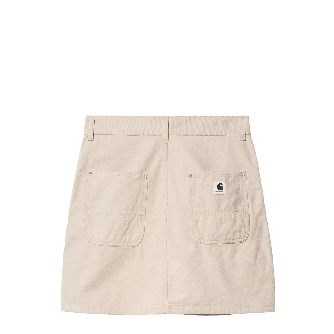 Carhartt WIP Womens Maeve Double Knee Skirt Fleur De Sel Stone Washed - Image 2