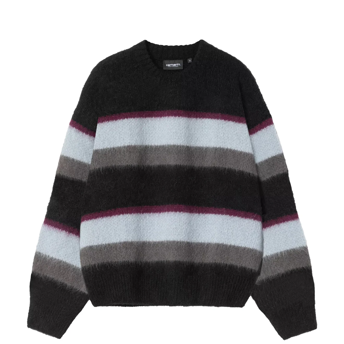 Carhartt WIP Womens Merlin Sweater Sundling Stripe Citadel