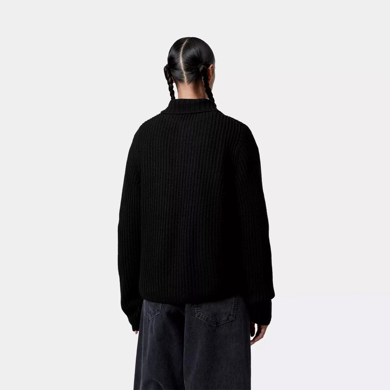 Carhartt WIP Womens Michigan Sweater Black - Image 4
