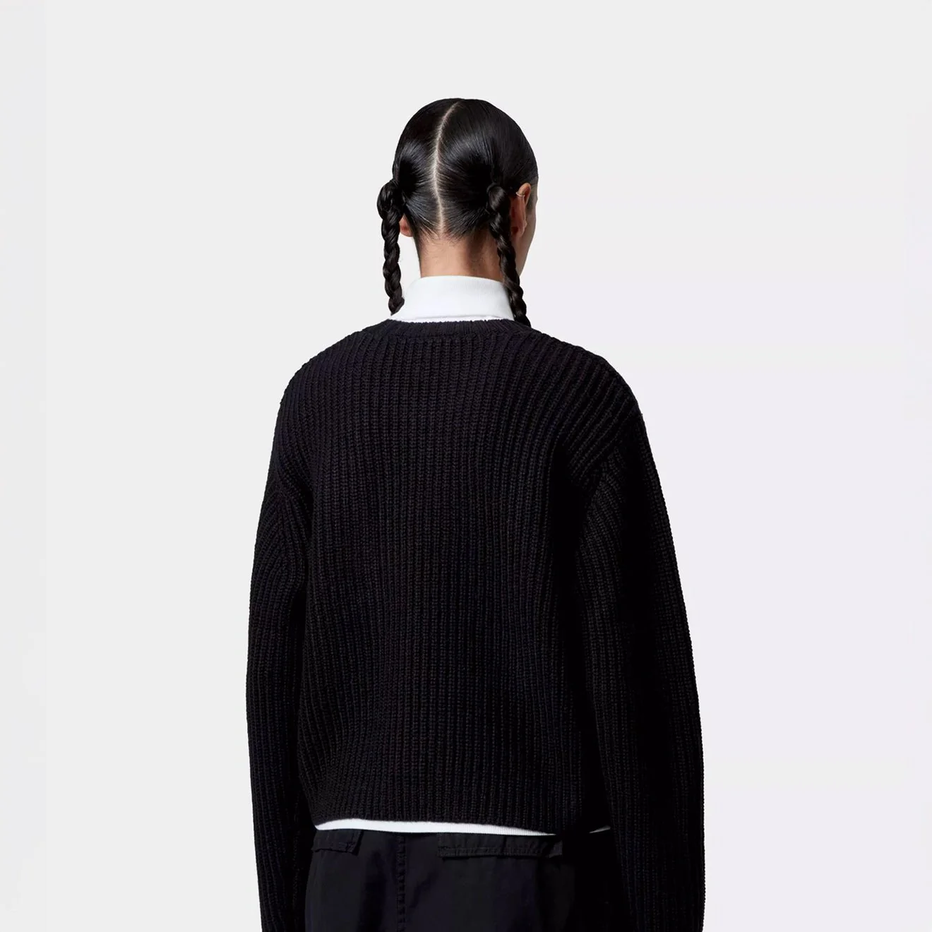 Carhartt WIP Womens Mira Sweater Black - Image 4