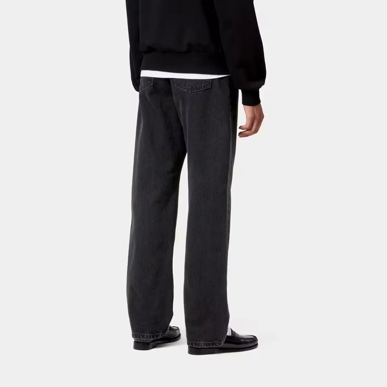 Carhartt WIP Womens Noxon Pant Black Stone Washed - Image 5