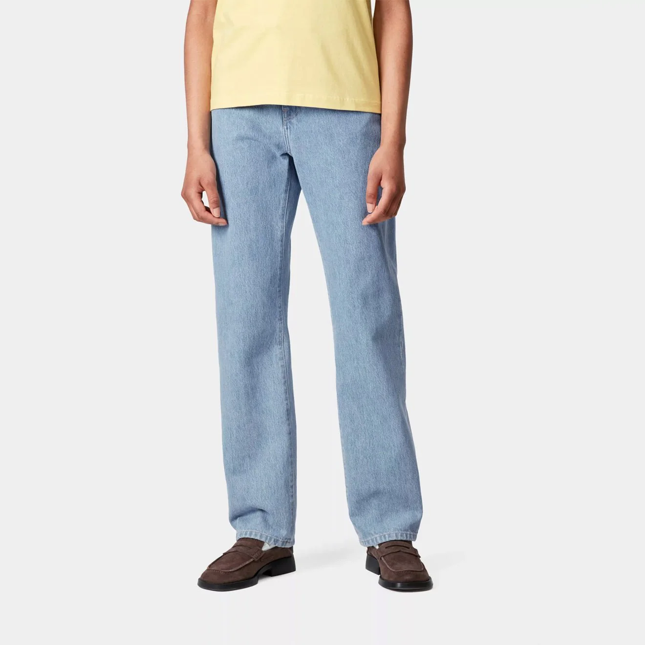 Carhartt WIP Womens Noxon Pant Blue Stone Bleached - Image 4