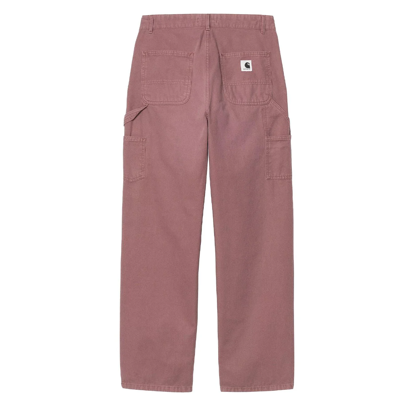 Carhartt WIP Womens Pierce Pant Straight Dusky Pink Stone Canvas - Image 2