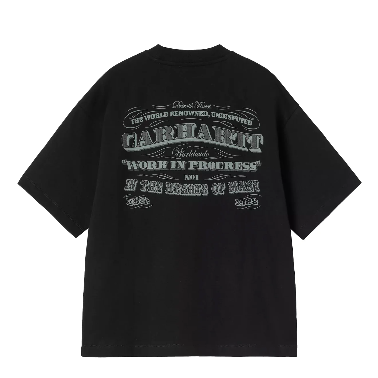 Carhartt WIP Womens S/S 3 One 3 T-Shirt Black - Image 2