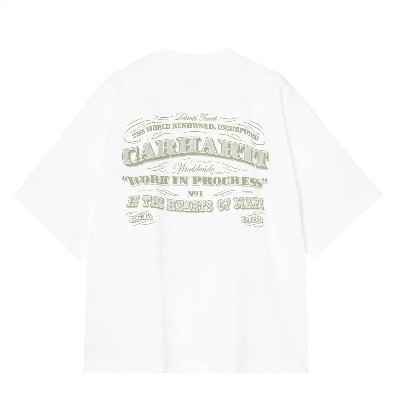 Carhartt WIP Womens S/S 3 One 3 T-Shirt White - Image 2