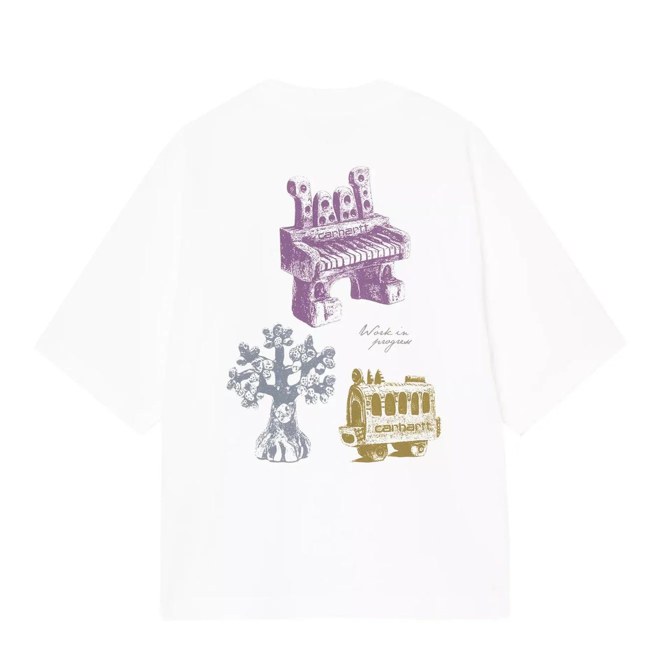 Carhartt WIP Womens S/S Forma T-Shirt White - Image 2