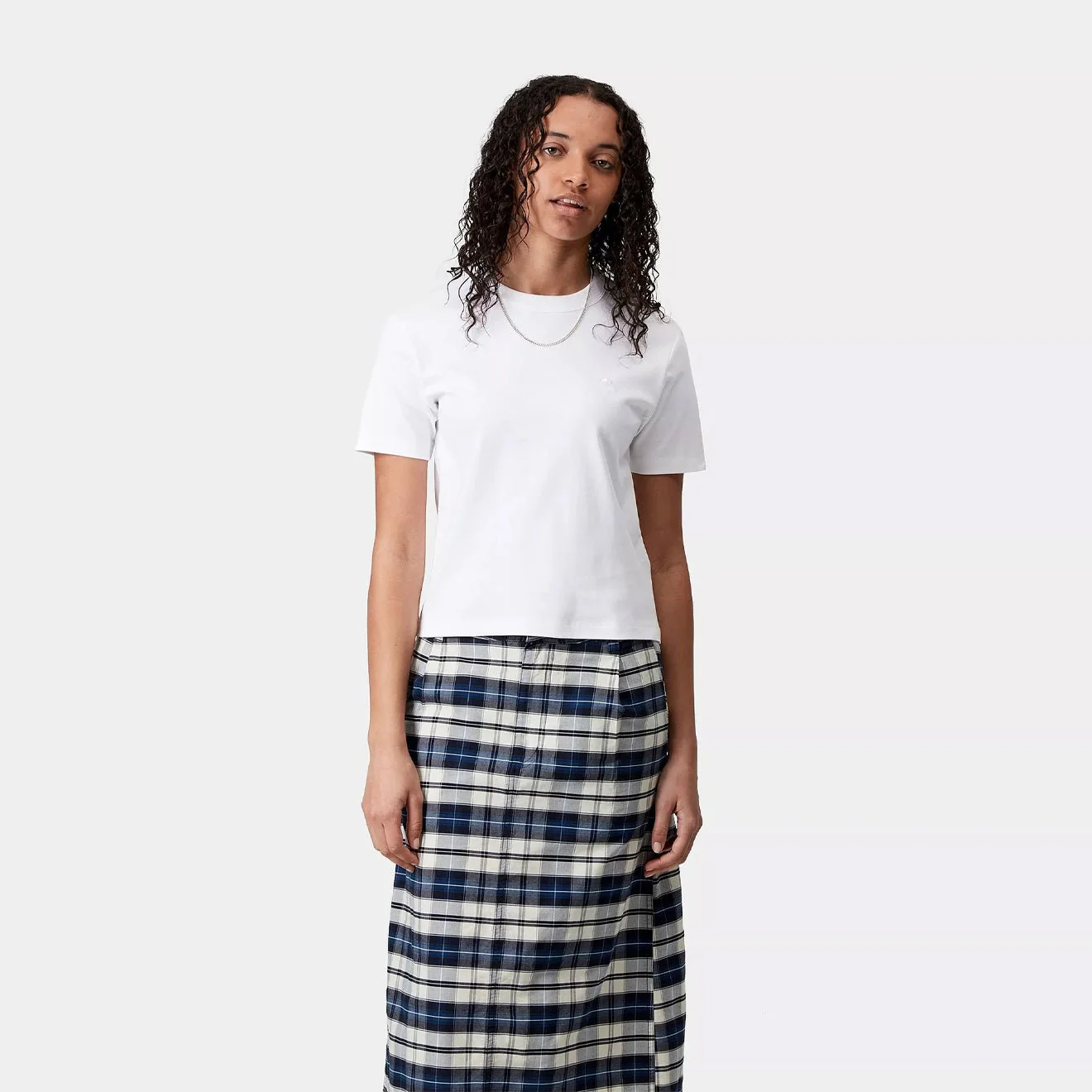 Carhartt WIP Womens S/S Luca T-Shirt White - Image 3