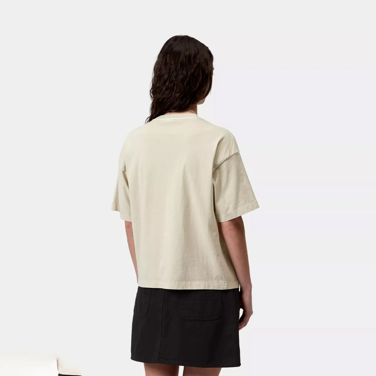 Carhartt WIP Womens S/S Nelson T-Shirt Stone Garment Dyed - Image 4