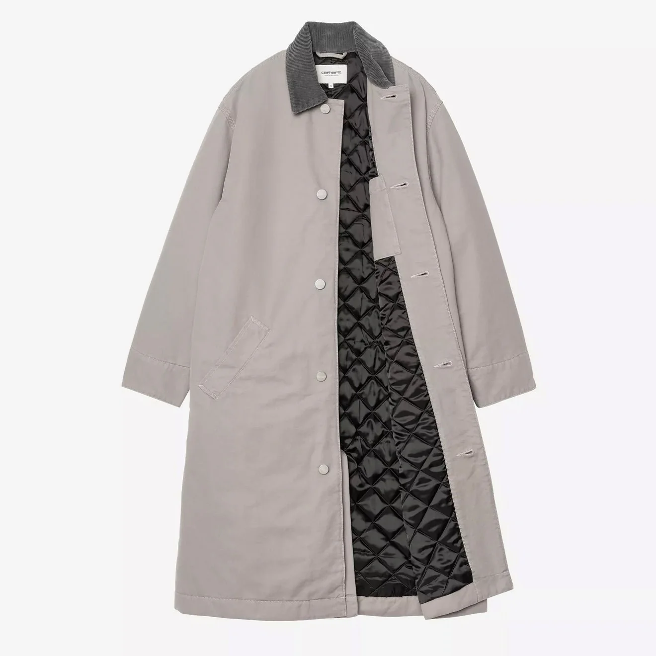 Carhartt WIP Womens Webster Coat Yosemite / Graphite Stone Washed - Image 2