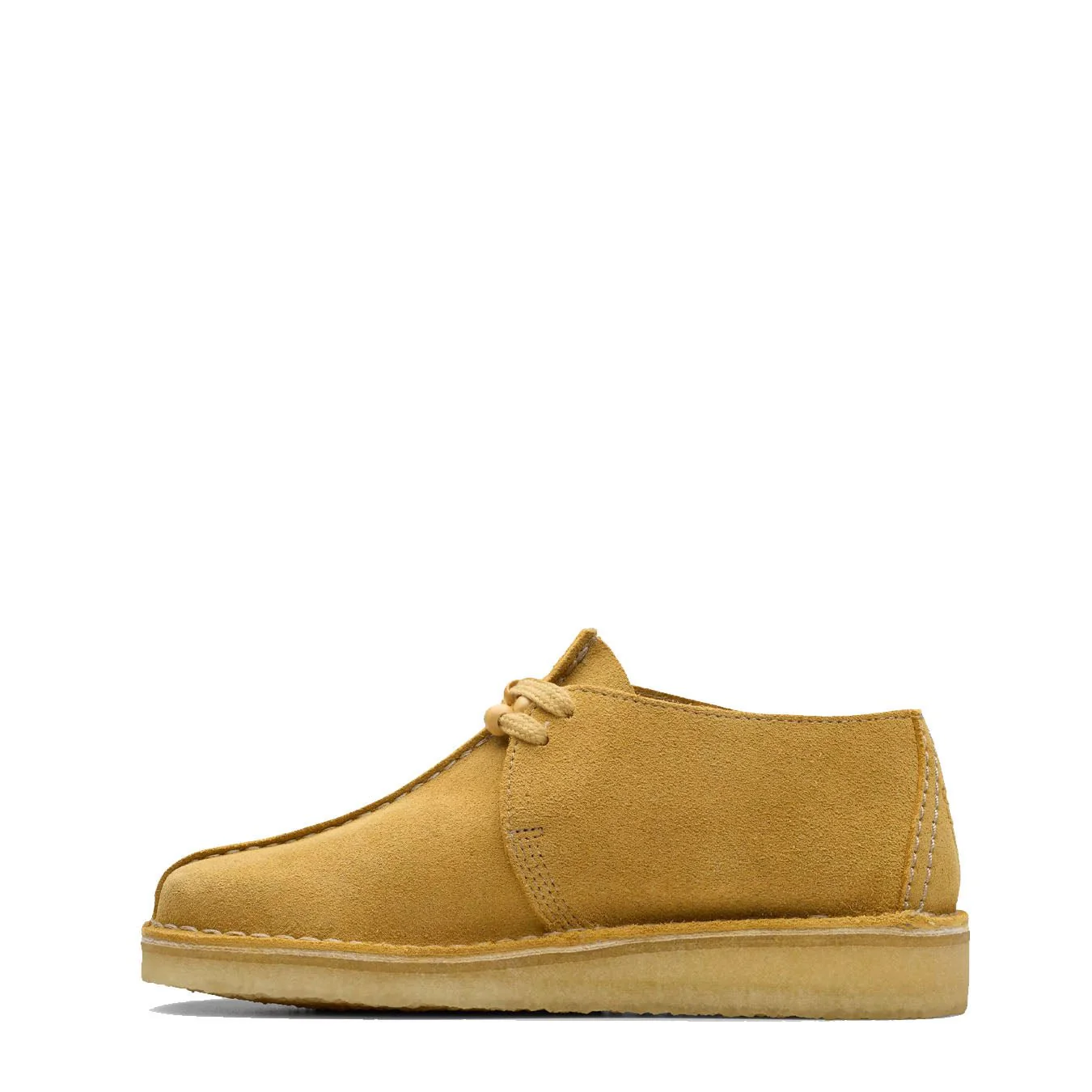 Clarks Originals Womens Desert Trek Golden Tan Suede - Image 2