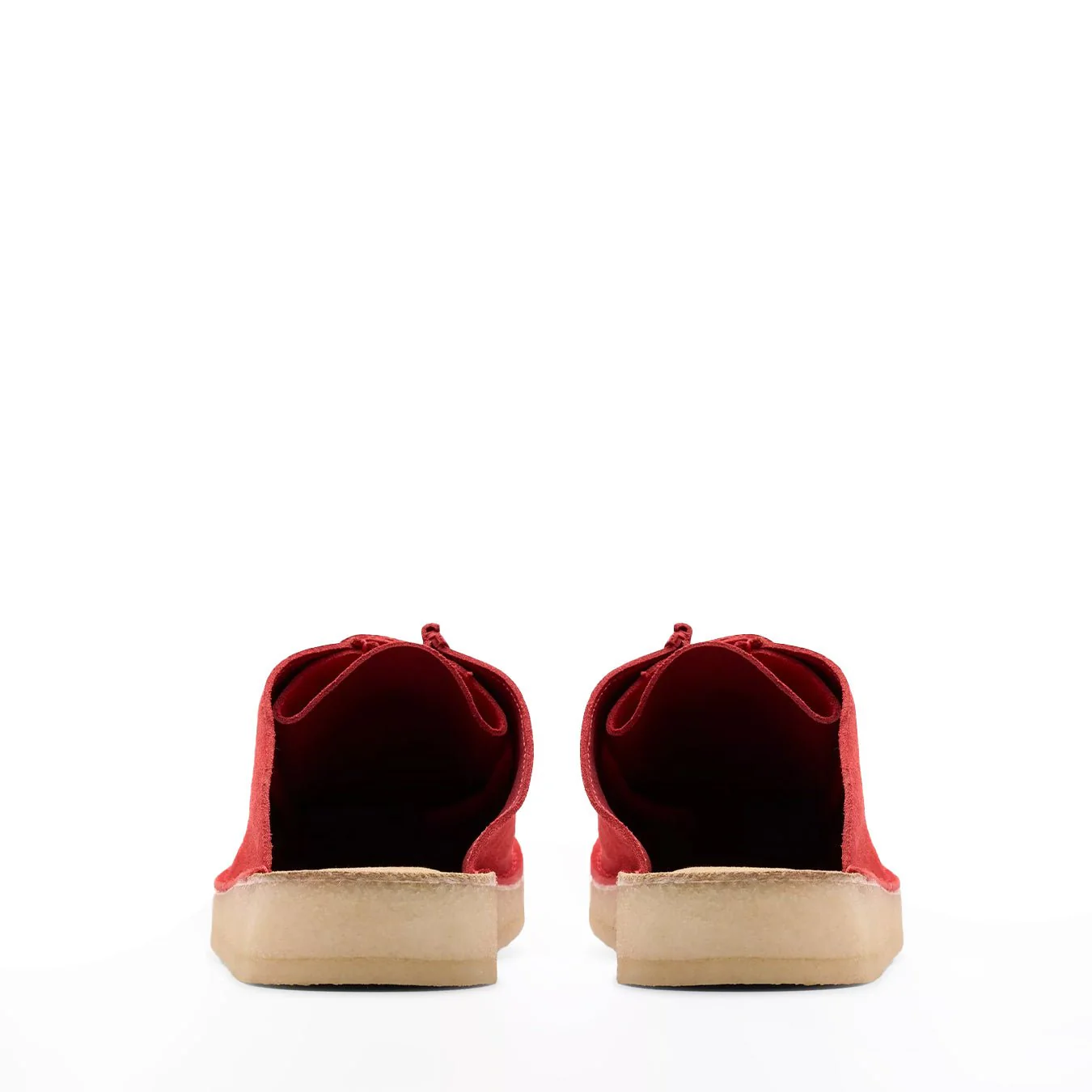 Clarks Originals Womens DSRT Nomad Mule Red Suede - Image 6