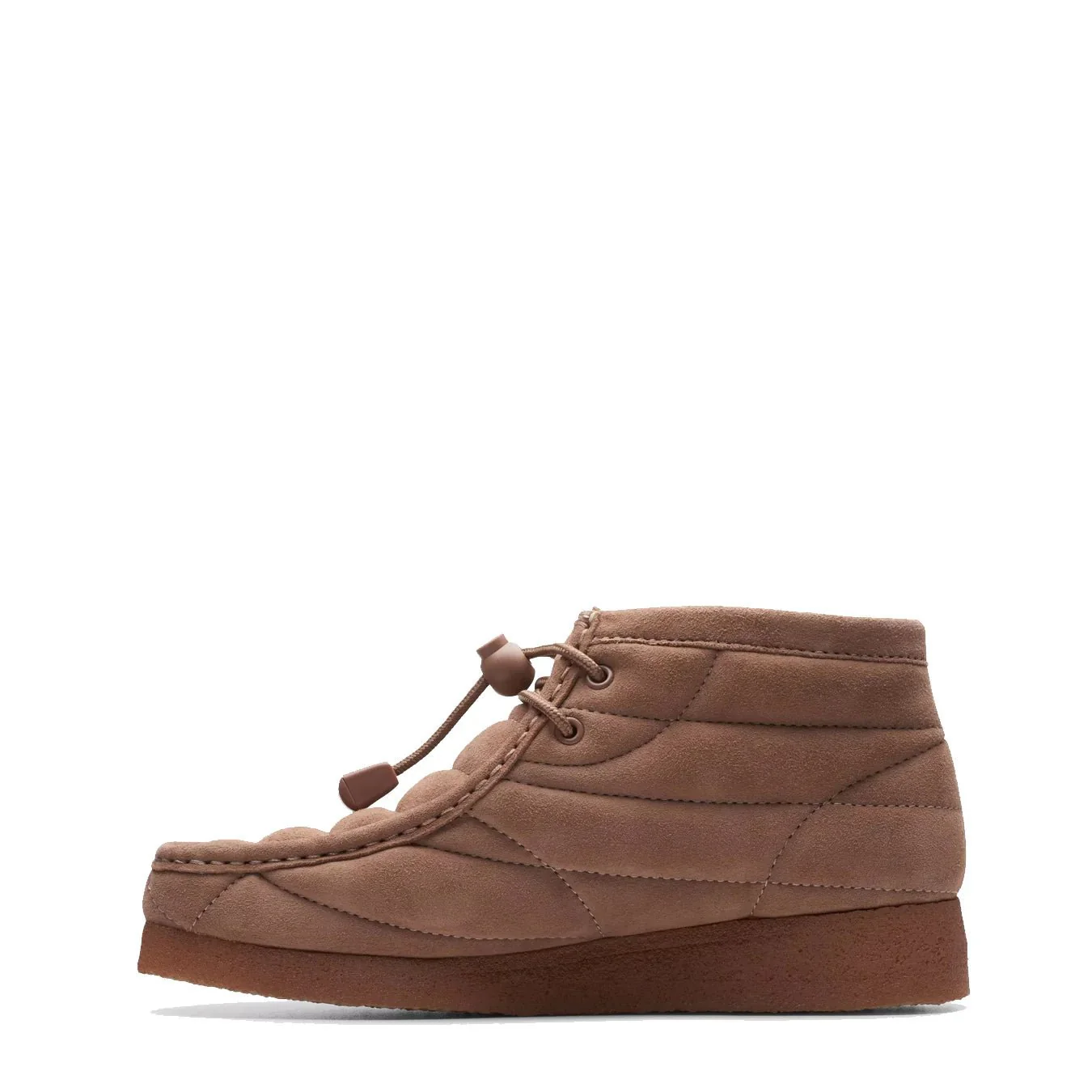 Clarks Originals Womens Wallabee Boot Burnt Brick Suede - Image 2