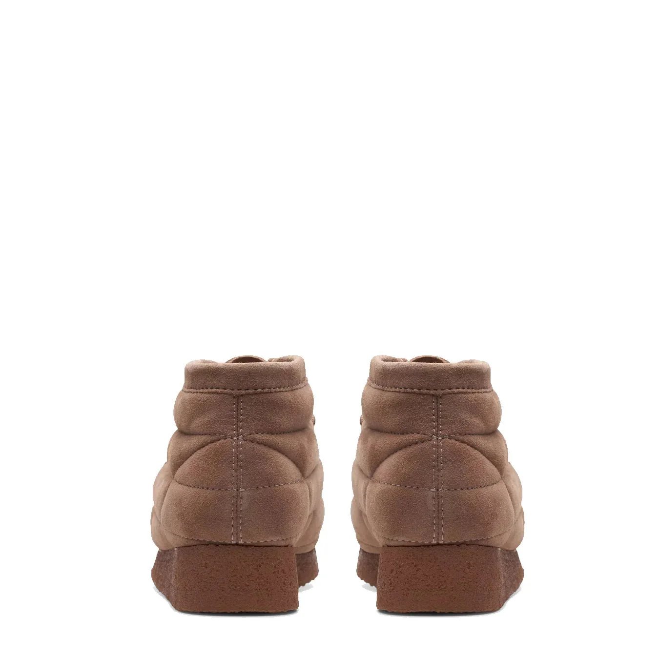 Clarks Originals Womens Wallabee Boot Burnt Brick Suede - Image 3