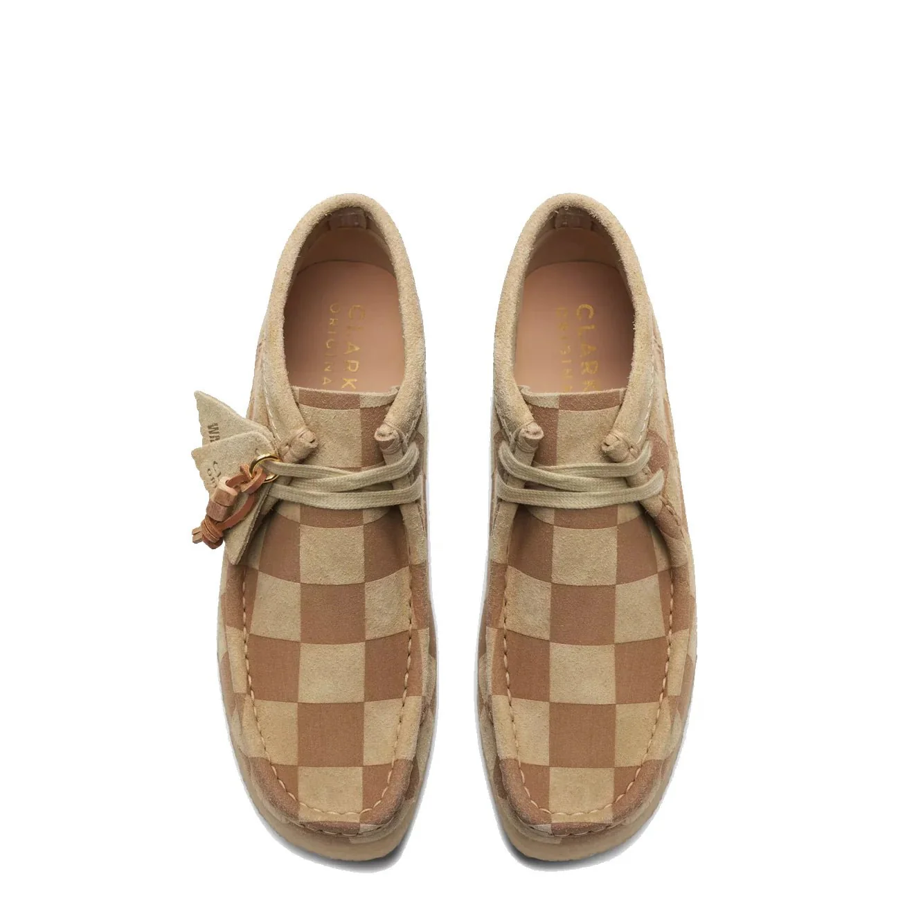 Clarks Originals Womens Wallabee Boot Maple Check - Image 3