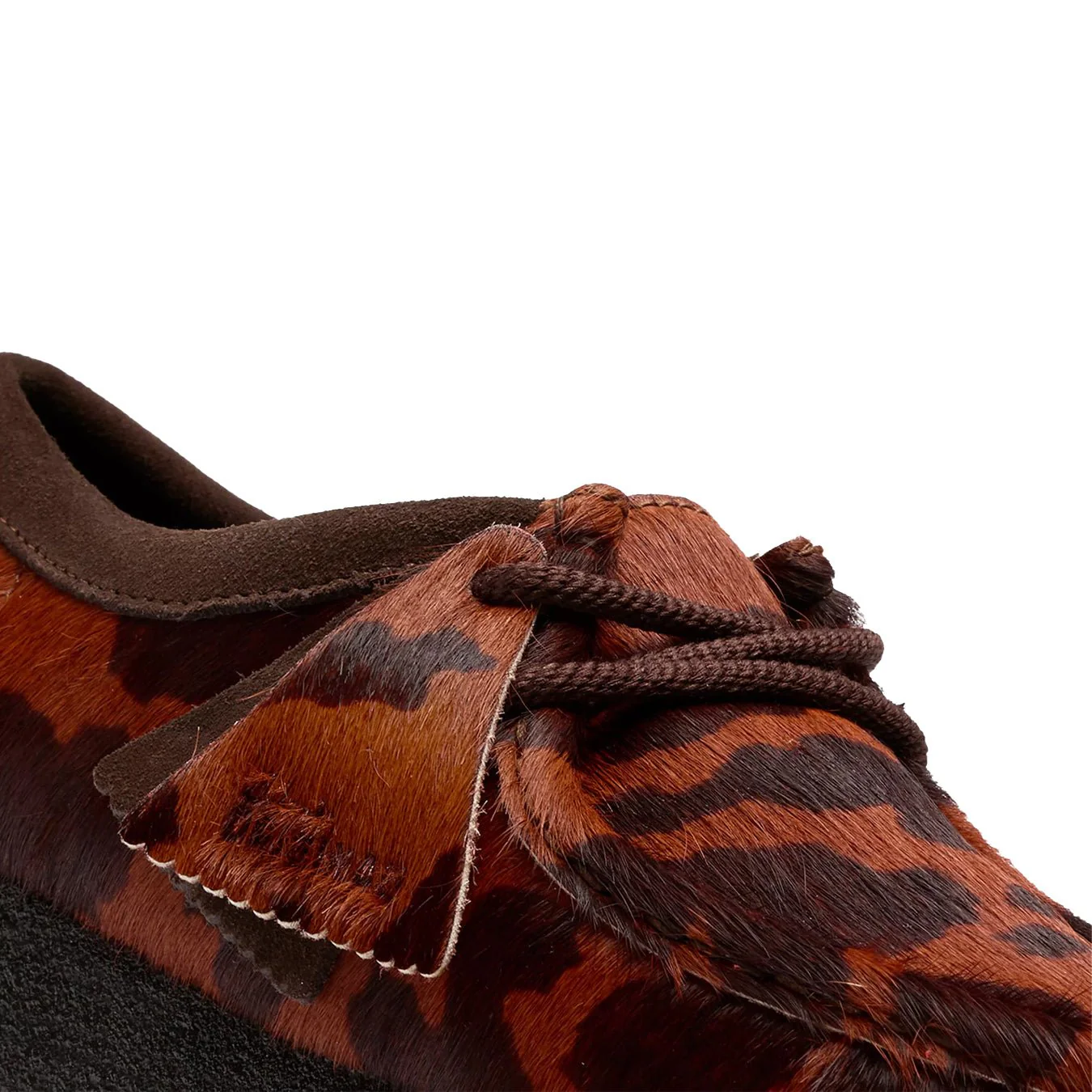 Clarks Originals Womens Wallabee Brown Cow Print - Image 6
