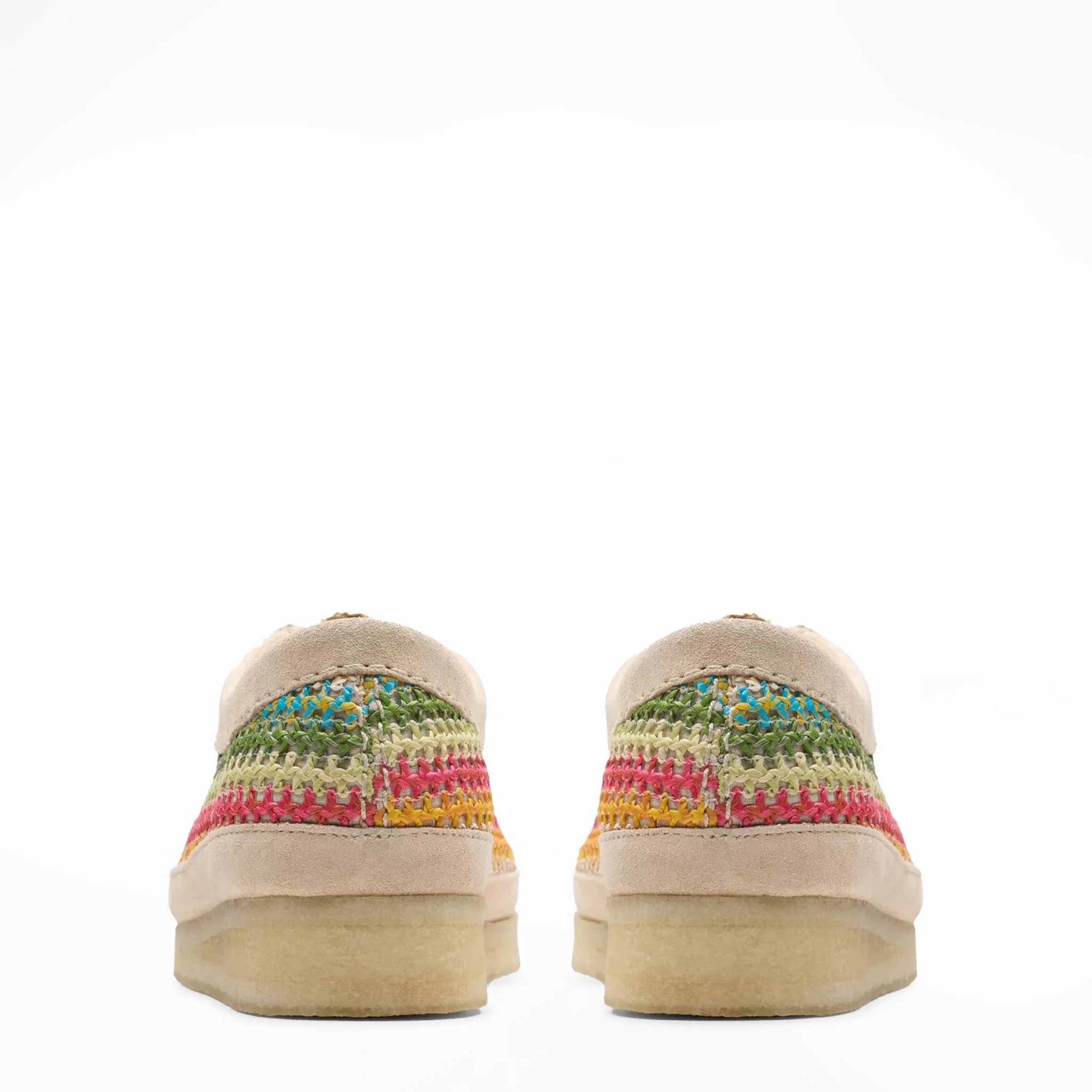 Clarks Originals Womens Wallabee Multi Raffia - Image 4