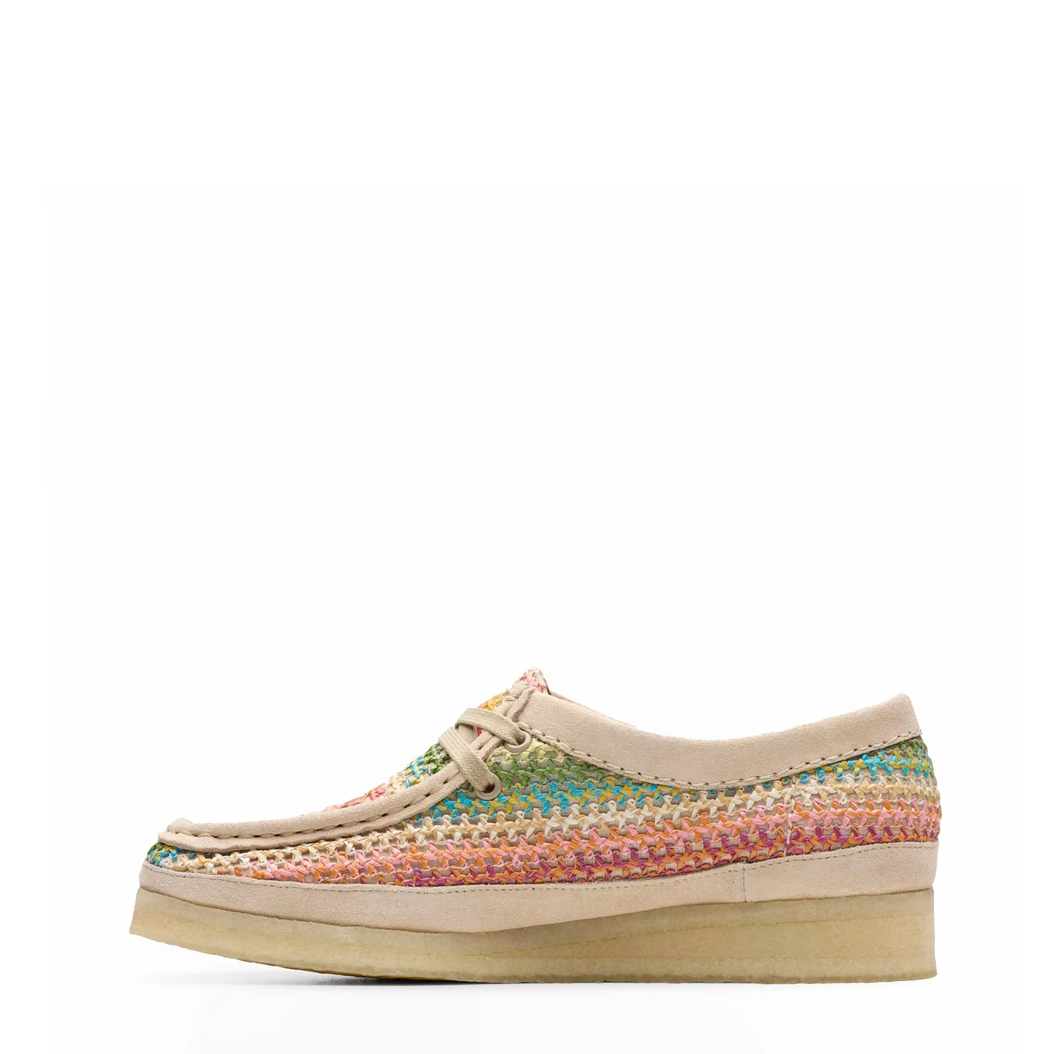 Clarks Originals Womens Wallabee Multi Raffia - Image 5