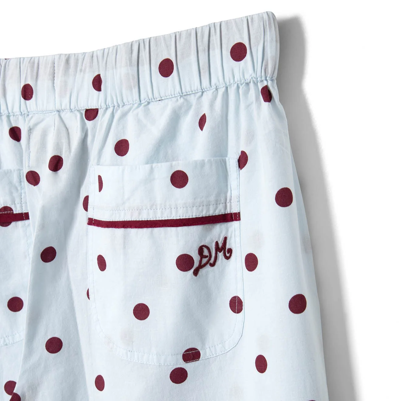Damson Madder Antonella Pyjama Set Polka Dot Blue - Image 8