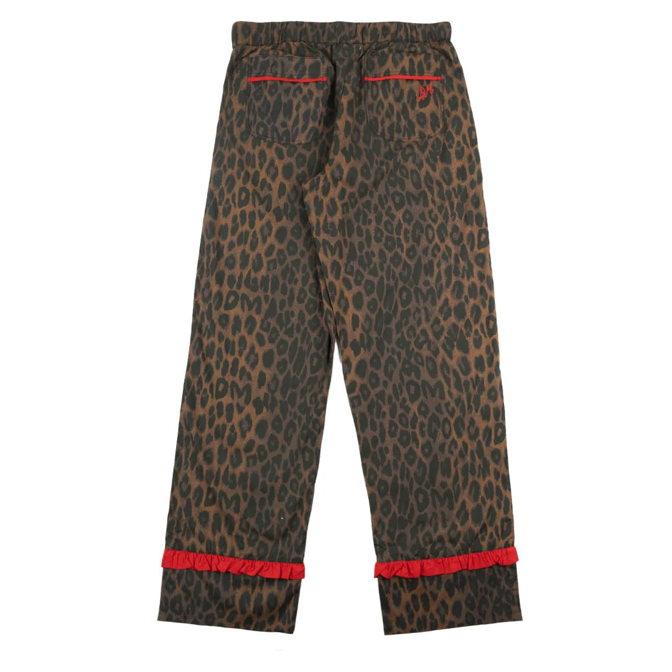 Damson Madder Antonia Pyjama Set Dark Leopard / Red - Image 5