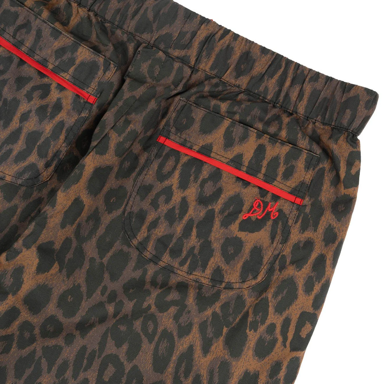Damson Madder Antonia Pyjama Set Dark Leopard / Red - Image 7