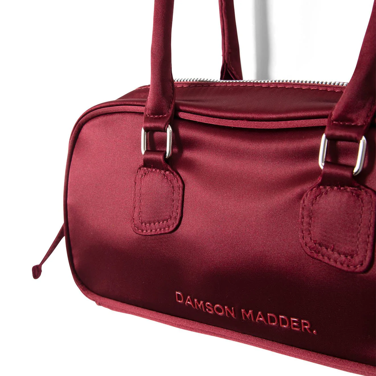 Damson Madder Benny Mini Bowler Burg Satin - Image 3
