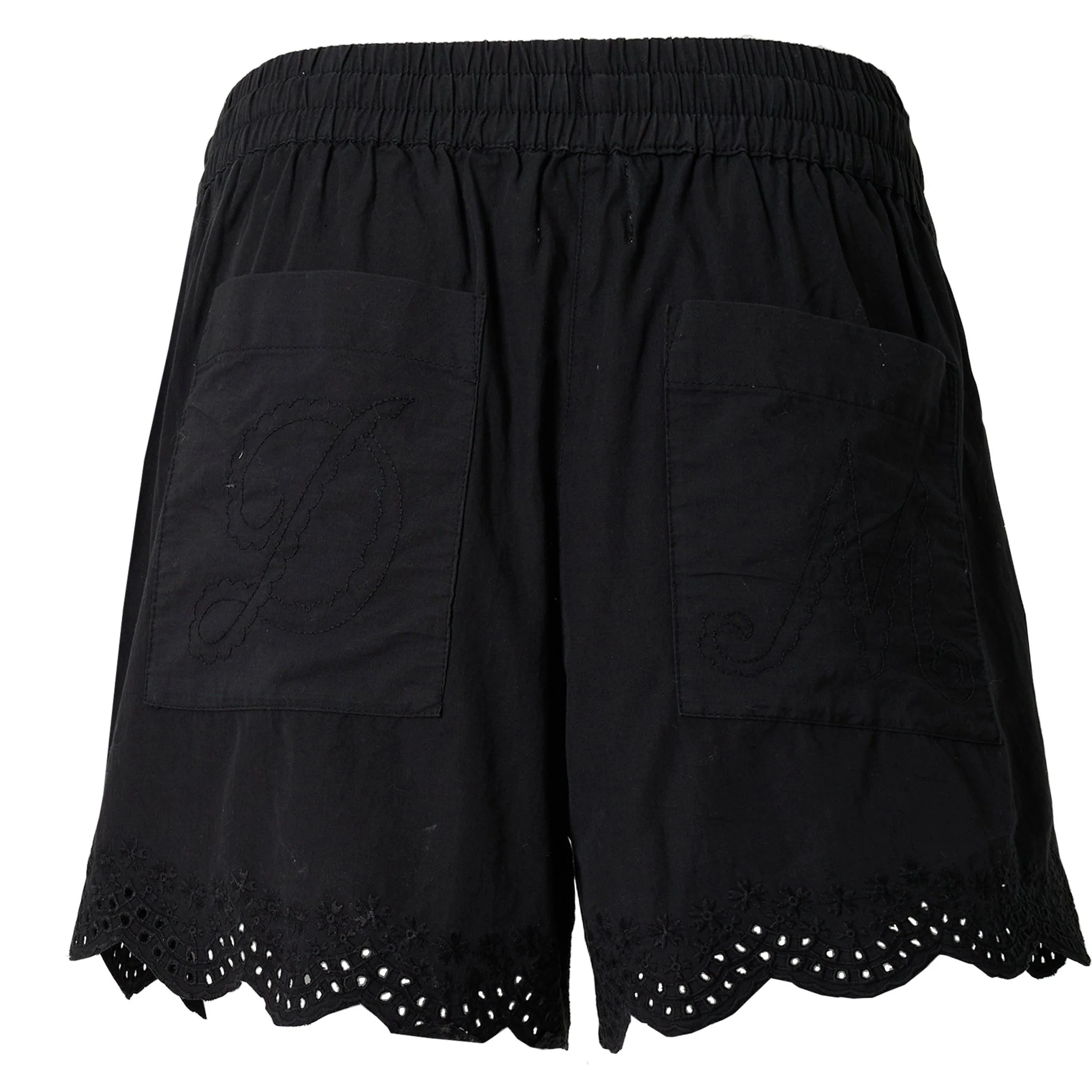 Damson Madder Blondey Shorts Black Embroidery - Image 2