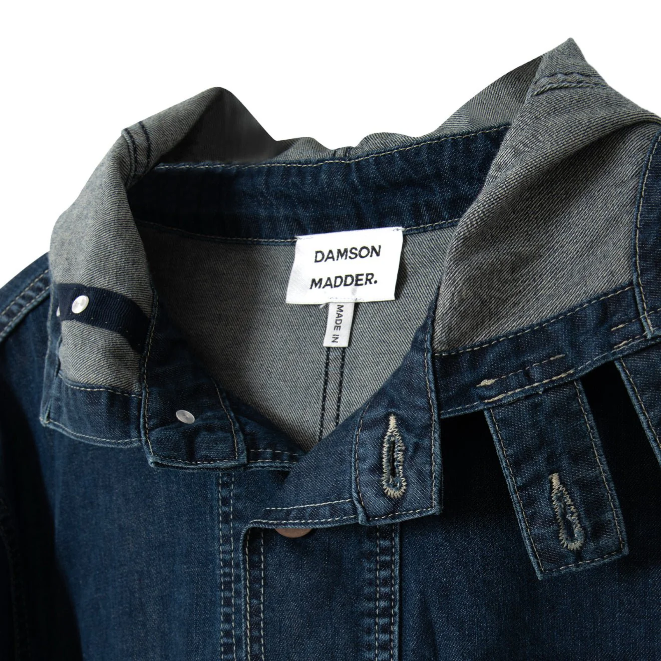 Damson Madder Briar Hoodie Neptune Wash - Image 3
