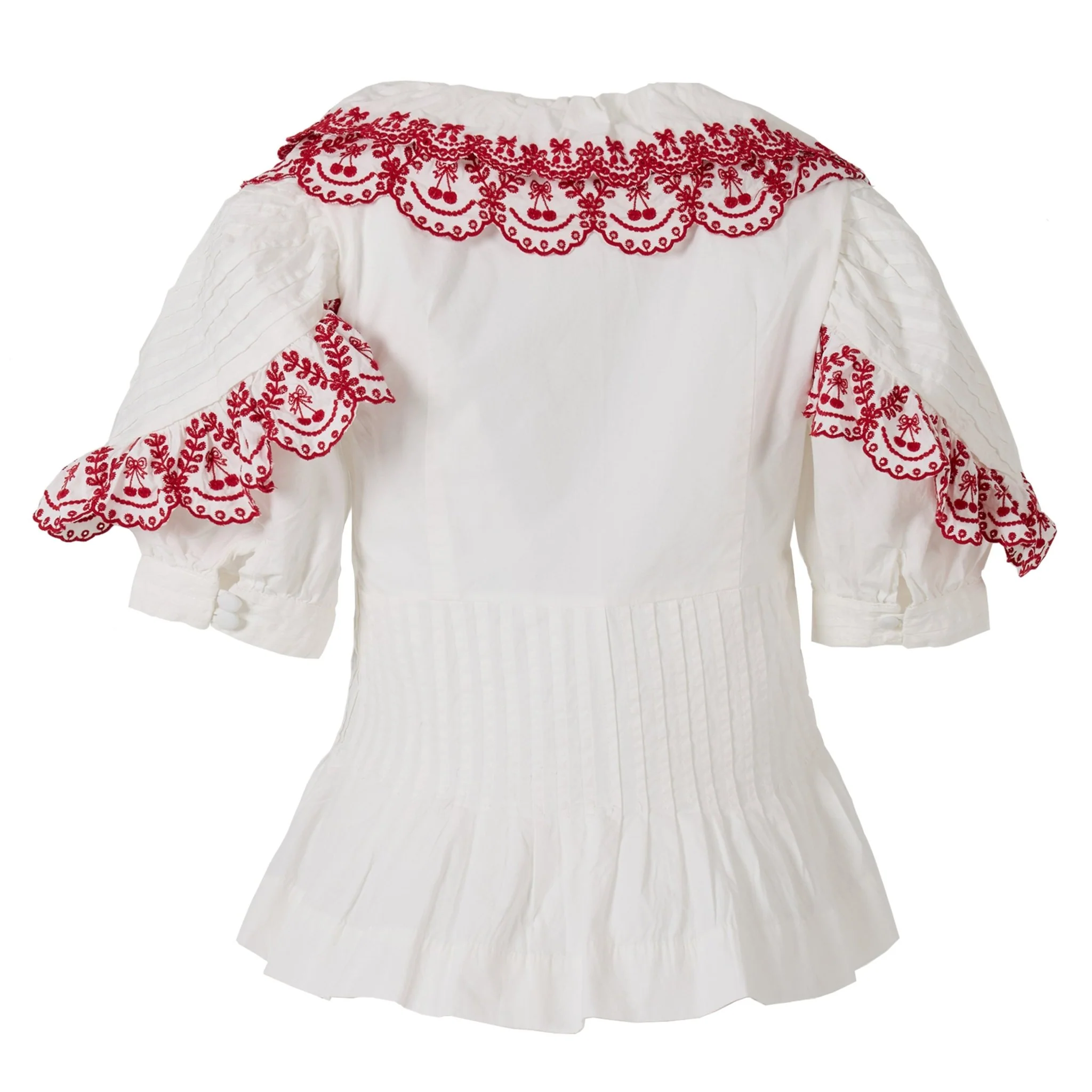 Damson Madder Caroline Blouse Cherries - Image 2