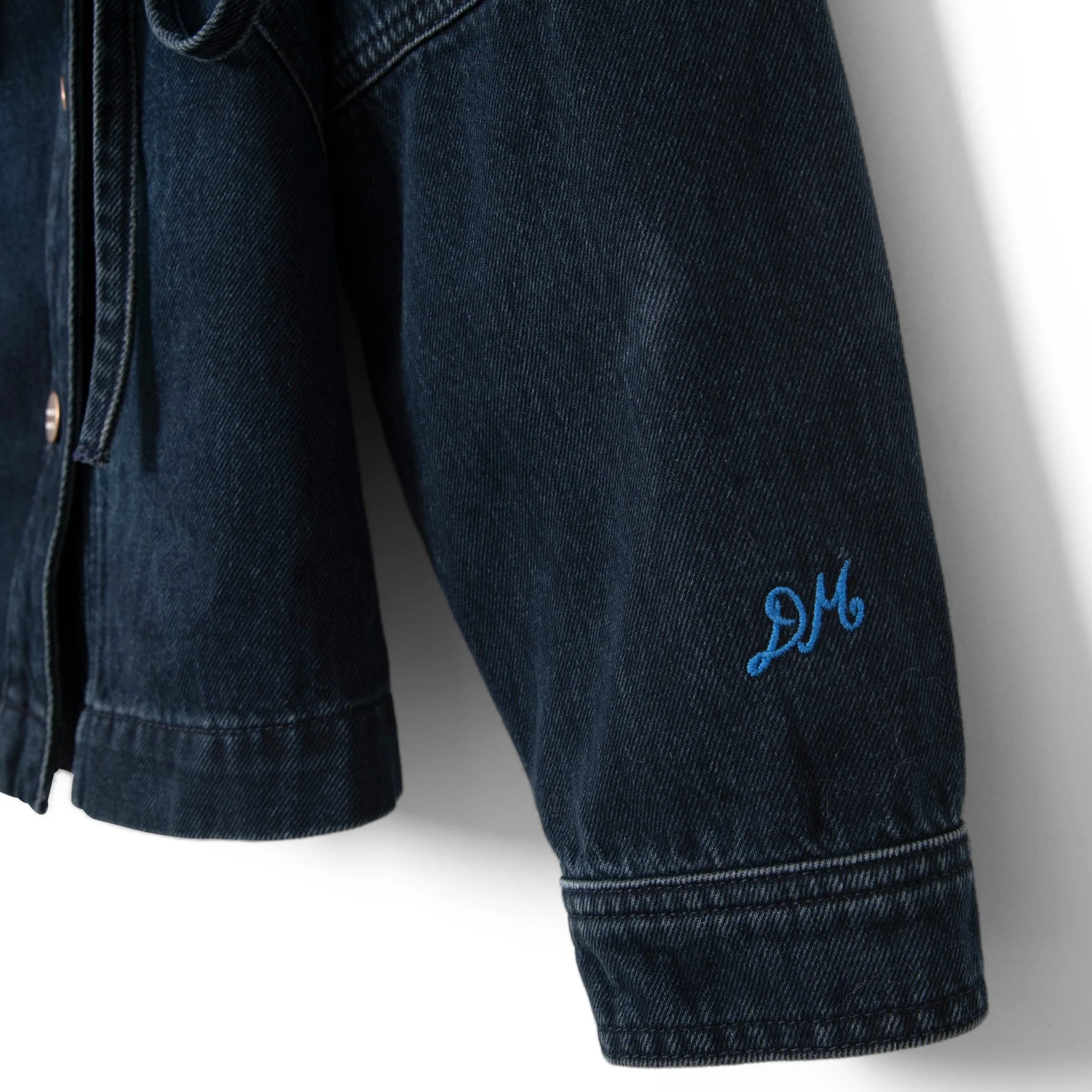 Damson Madder Finella Denim Shirt Wavy Seams - Image 4