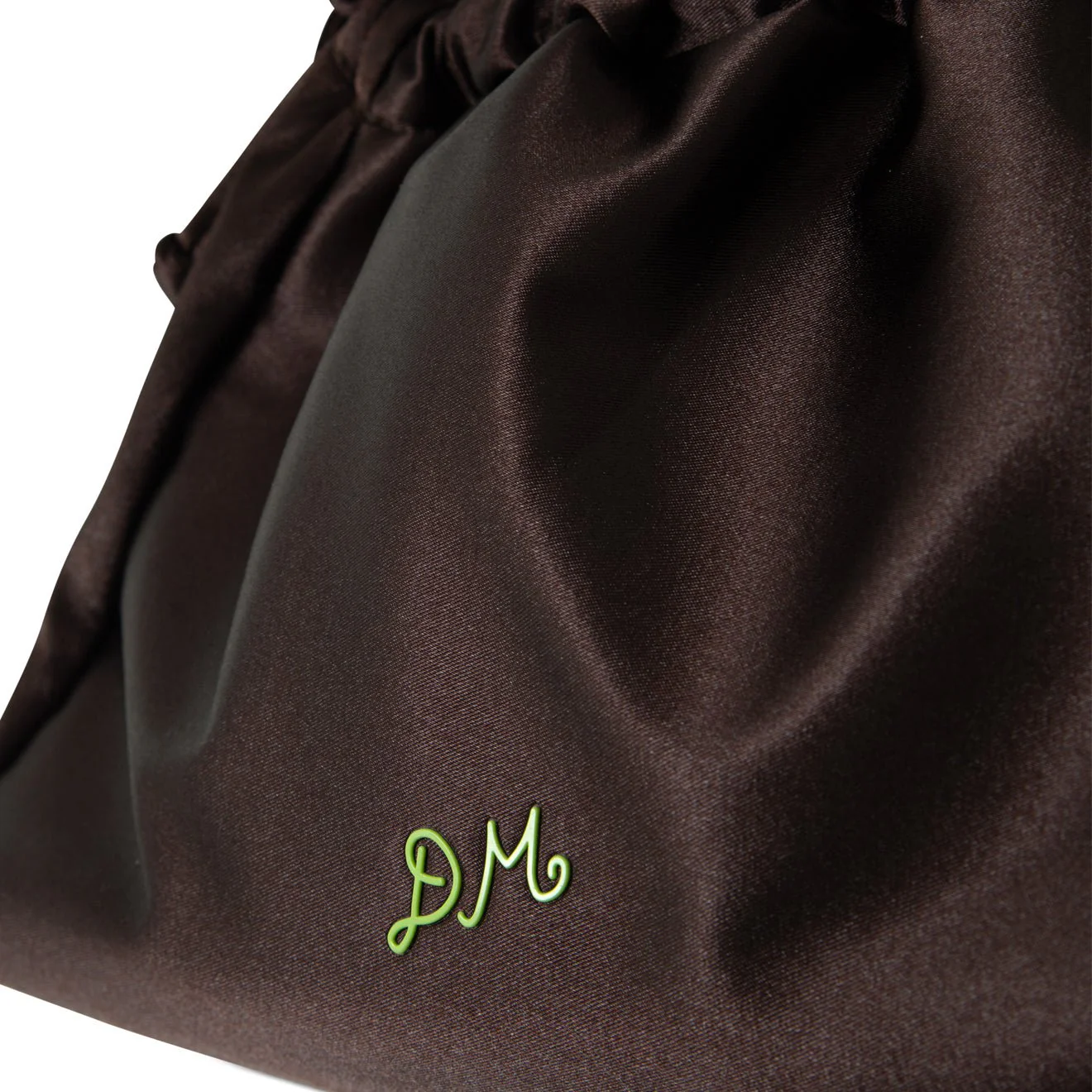Damson Madder Frilly Alani Bag Coffee Bean Satin - Image 3