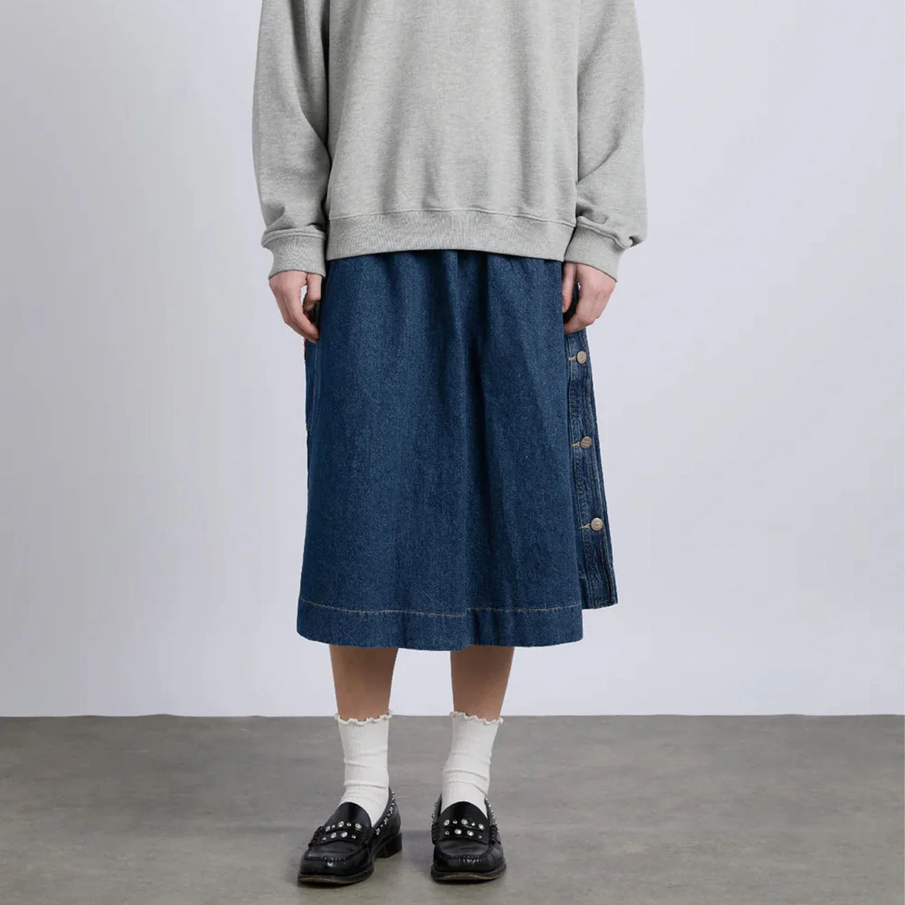 Damson Madder Hollis Midi Skirt Dallas Wash - Image 3