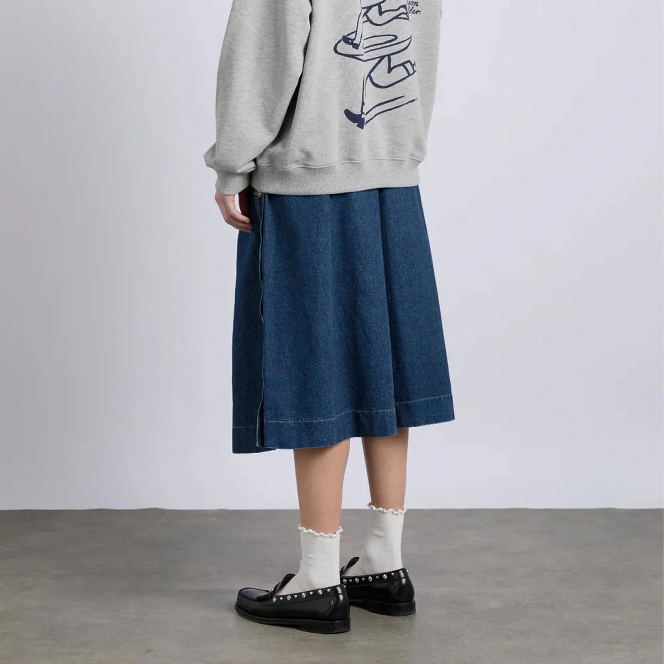 Damson Madder Hollis Midi Skirt Dallas Wash - Image 4