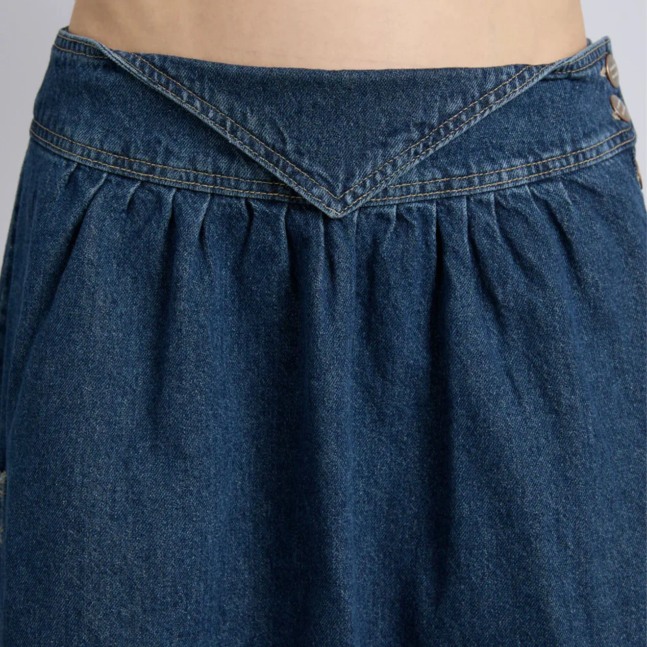 Damson Madder Hollis Midi Skirt Dallas Wash - Image 7