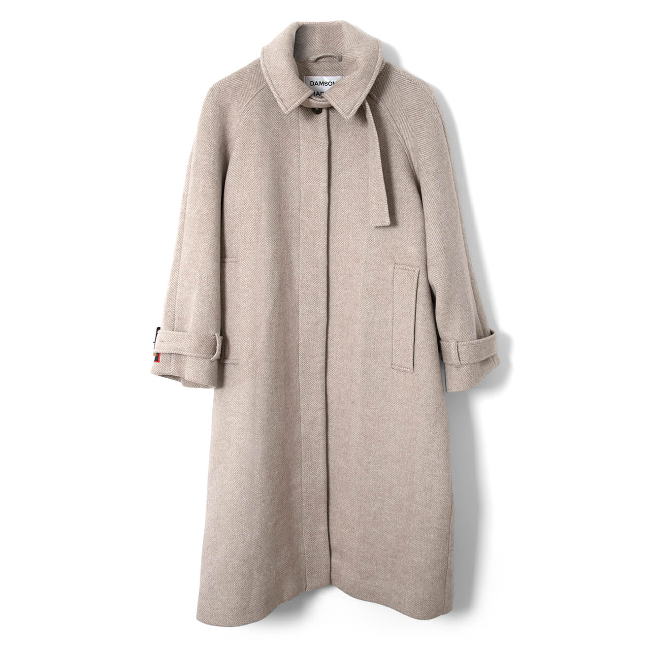 Damson Madder Jude Wool Coat Grey