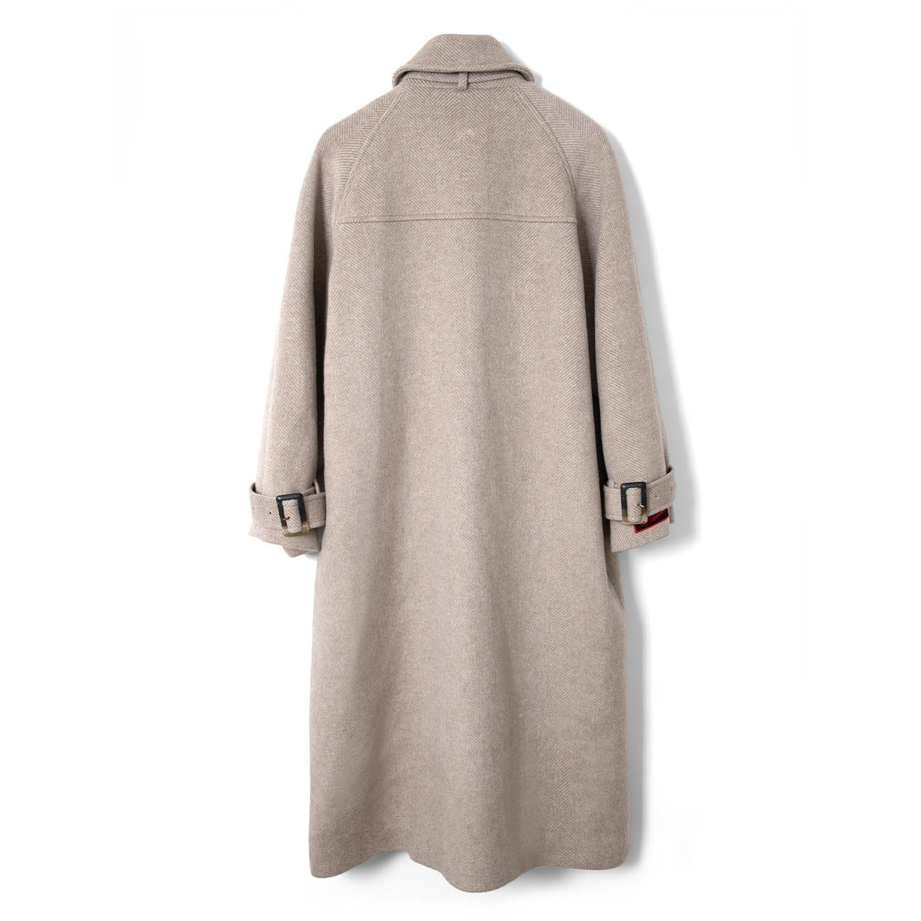 Damson Madder Jude Wool Coat Grey - Image 2