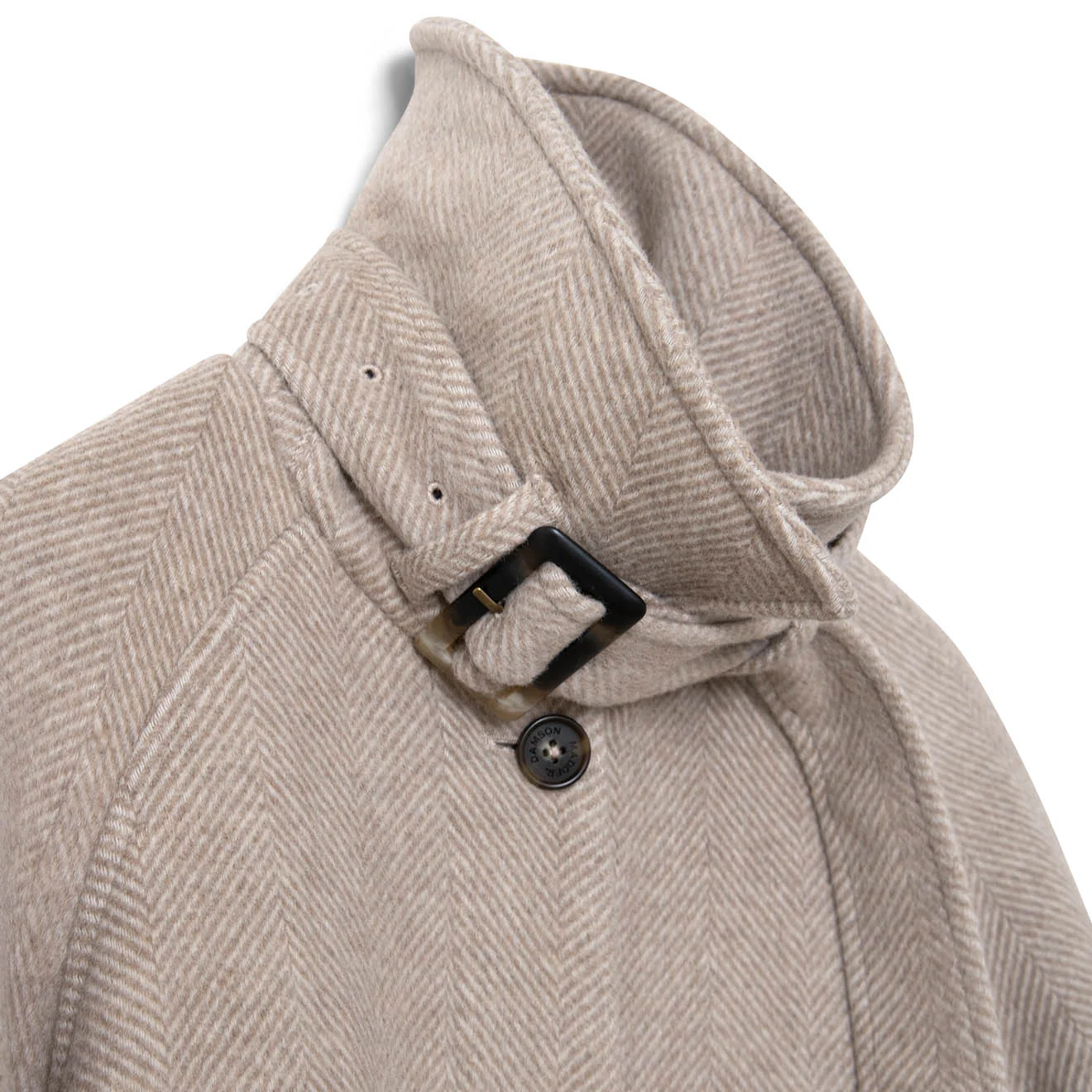 Damson Madder Jude Wool Coat Grey - Image 5