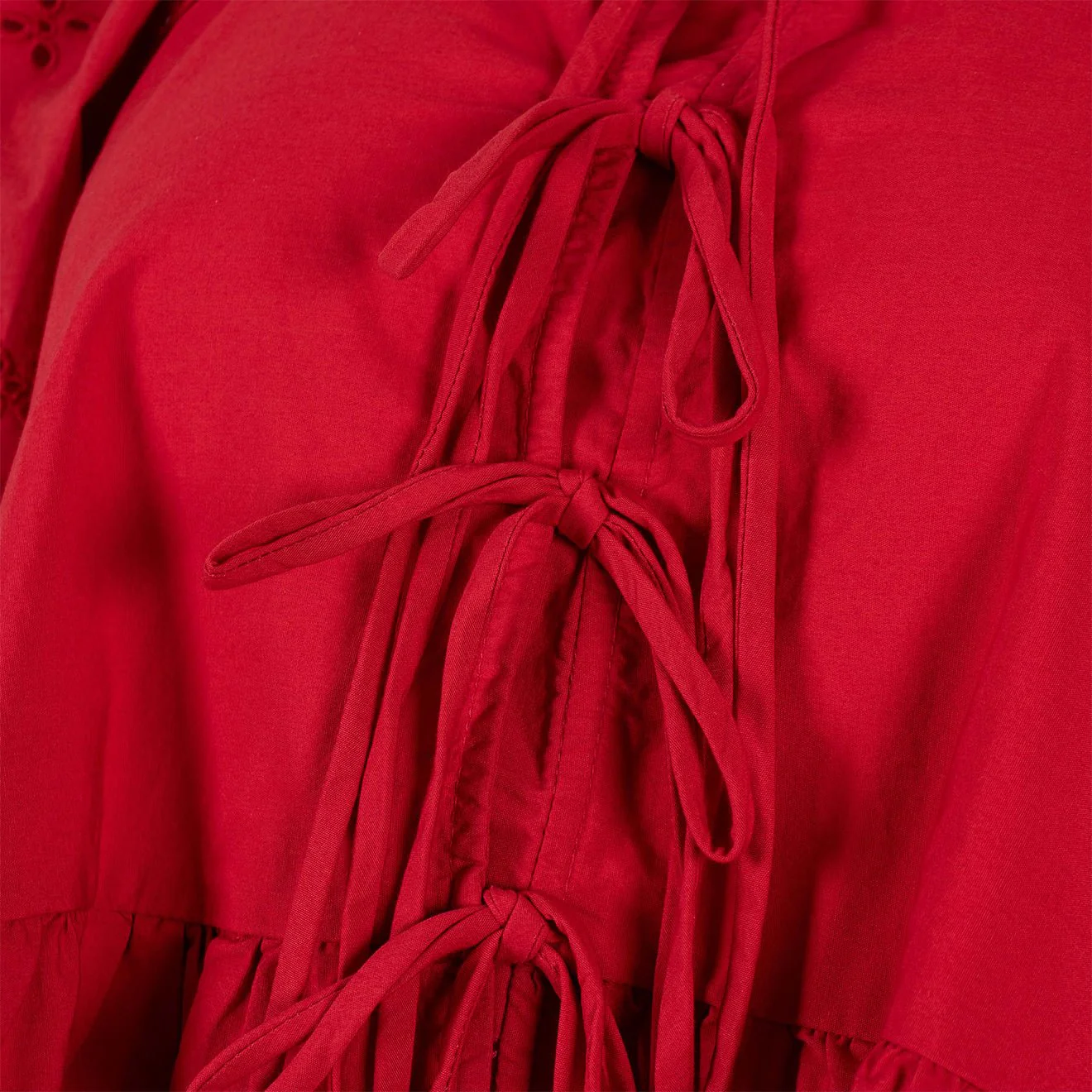 Damson Madder Lana Blouse Red Broderie - Image 6