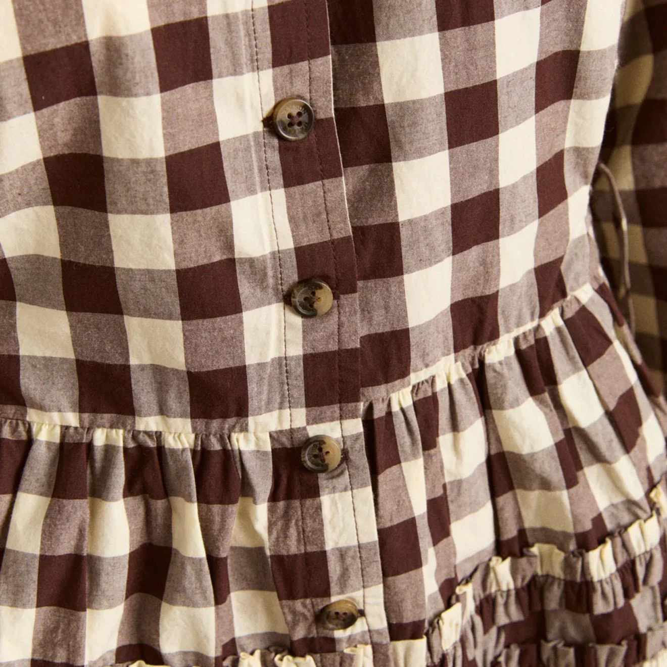 Damson Madder Madison Blouse Butter Gingham - Image 10