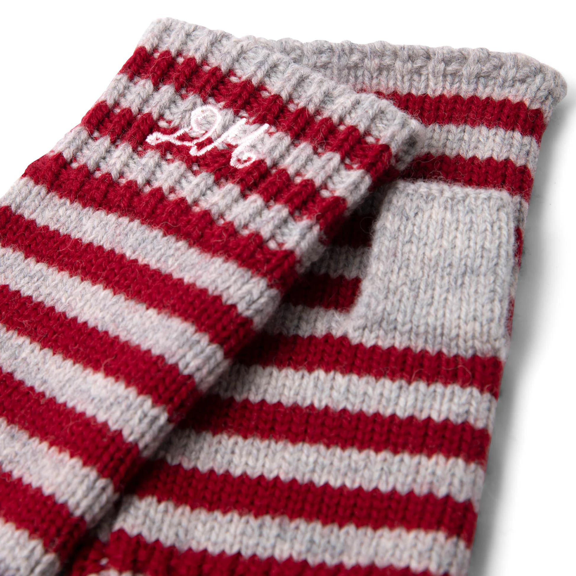 Damson Madder Mittens Red / Burg Stripe - Image 2