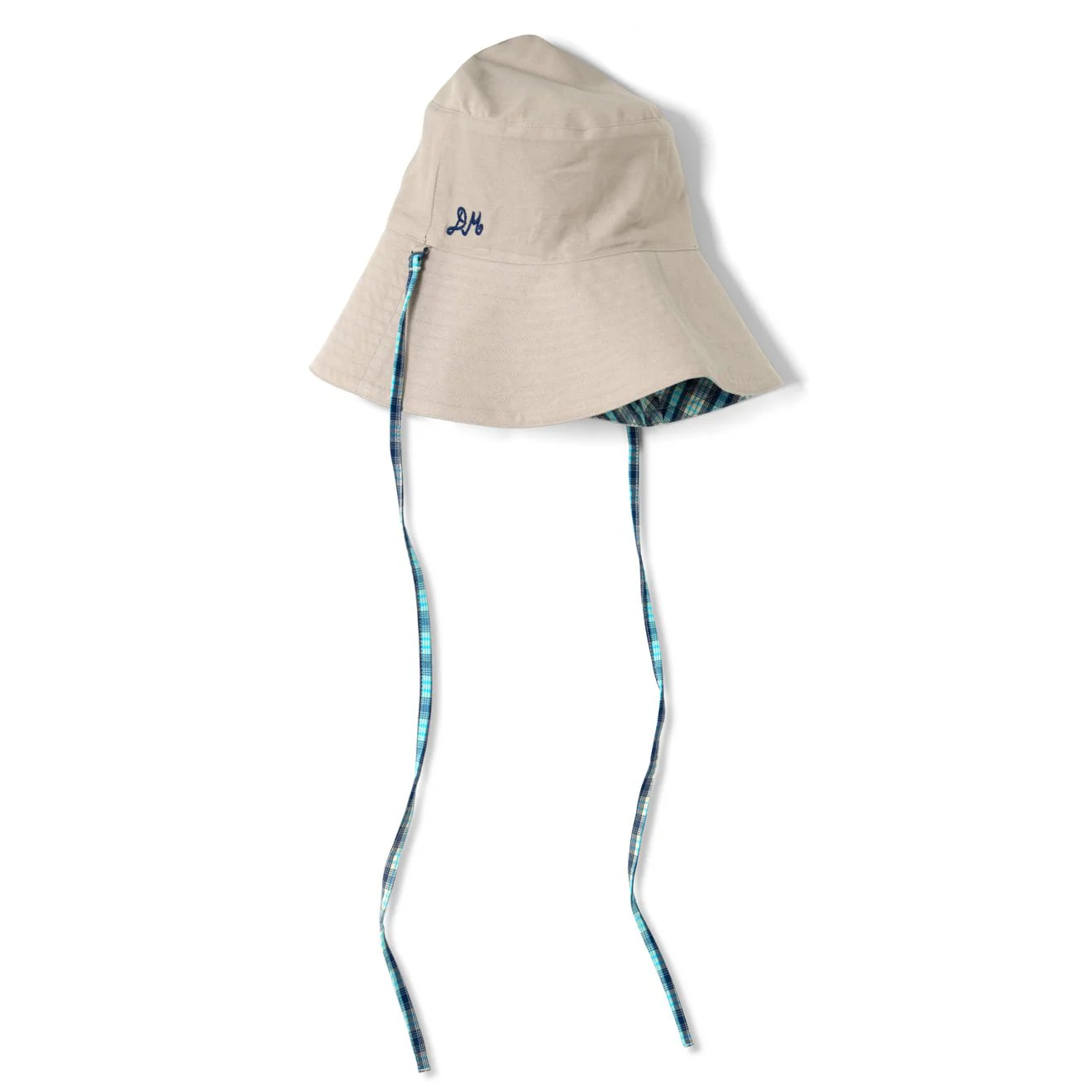 Damson Madder Reversible Sun Hat Tomboy Check & Stone