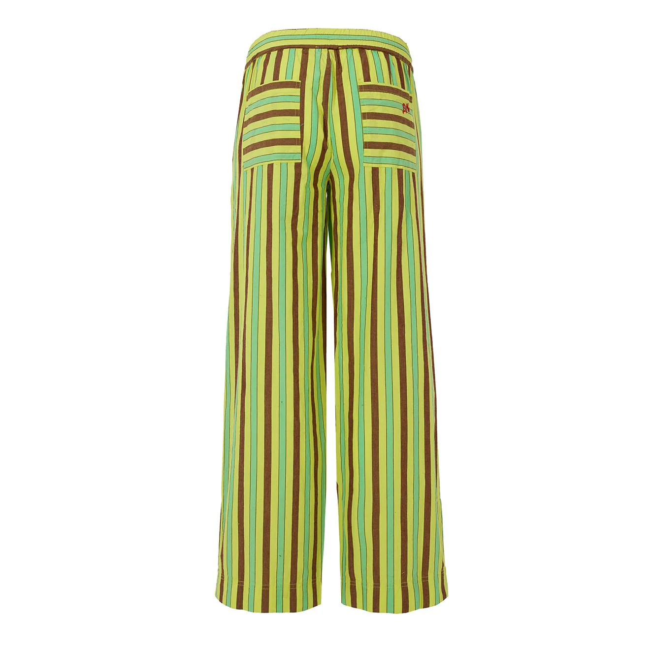 Damson Madder Ritik Trousers Tropical Business Stripe - Image 2