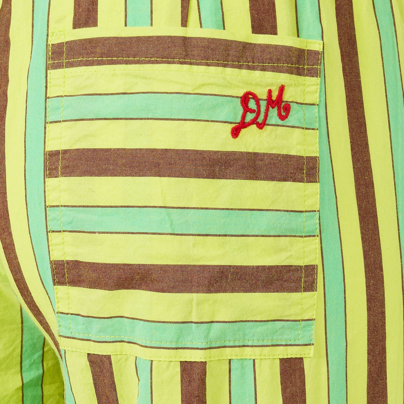 Damson Madder Ritik Trousers Tropical Business Stripe - Image 3