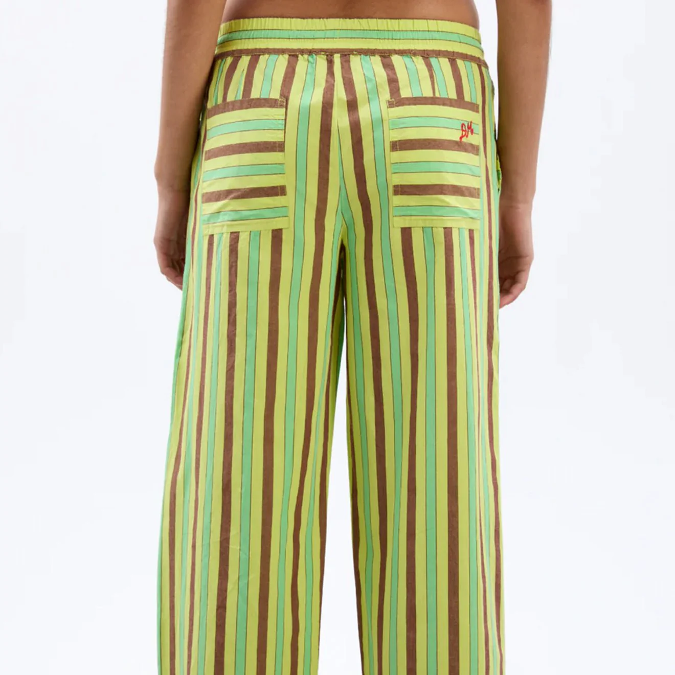 Damson Madder Ritik Trousers Tropical Business Stripe - Image 5
