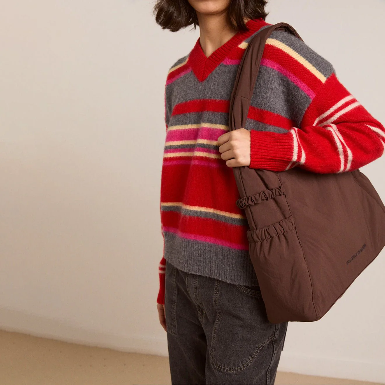Damson Madder Rosah Bag Brown - Image 3